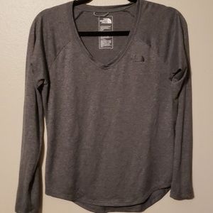 The North Face grey long sleeve tshirt